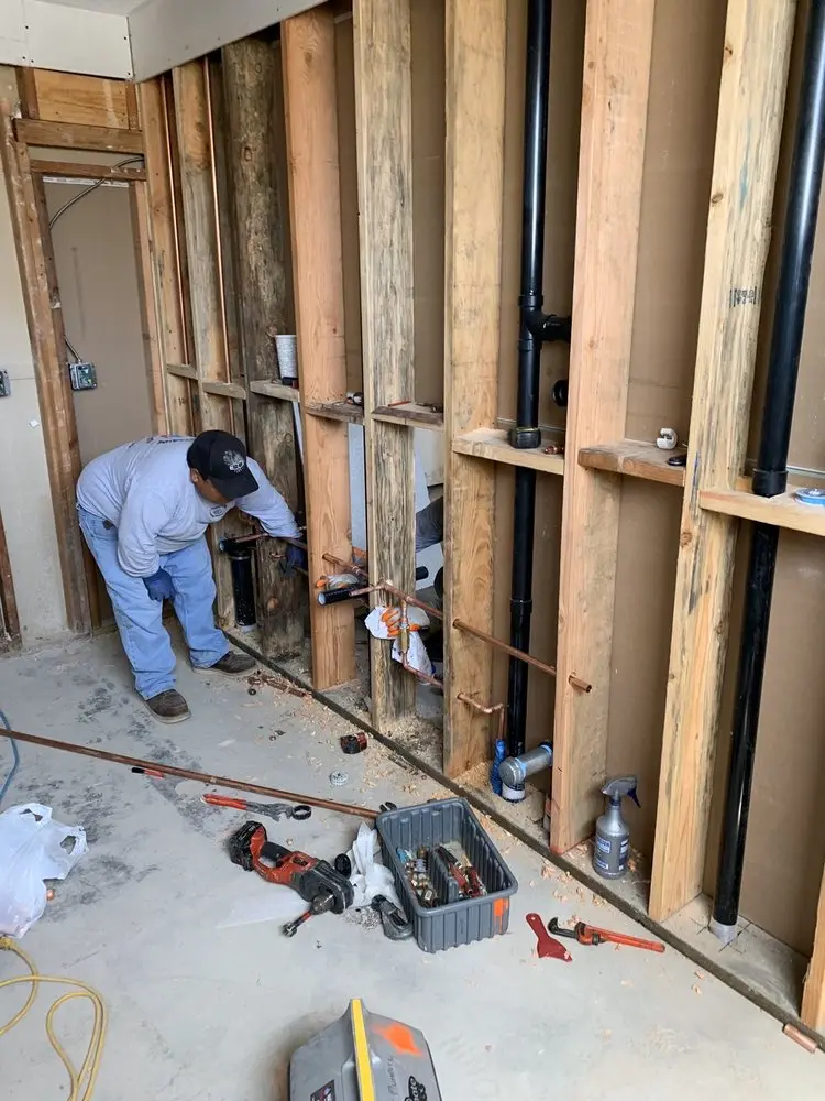 Commercial rough-in plumbing for Gas Line Repair in Melissa